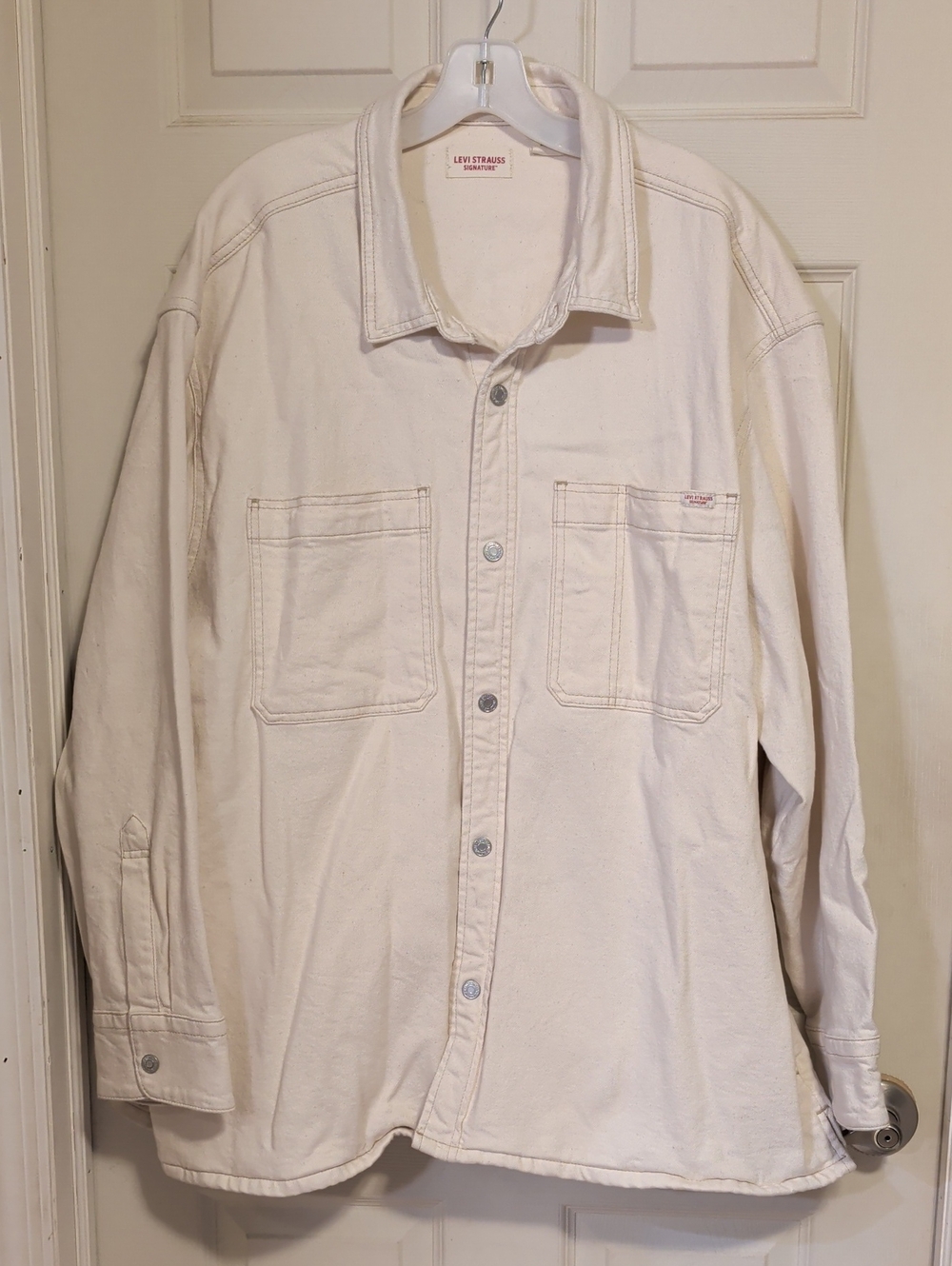 Men's Levi Strauss Signature Denim Buttom Up shirt jacket Size 2XL